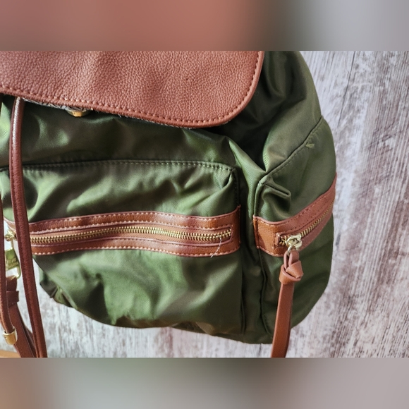 Steve Madden Green and Brown Backpack - Picture 3 of 16